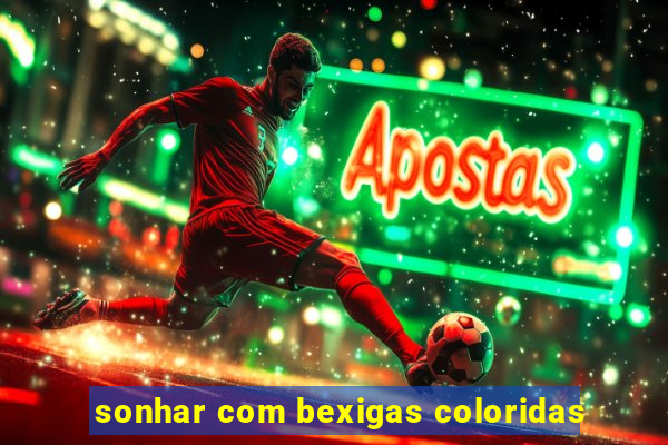 sonhar com bexigas coloridas